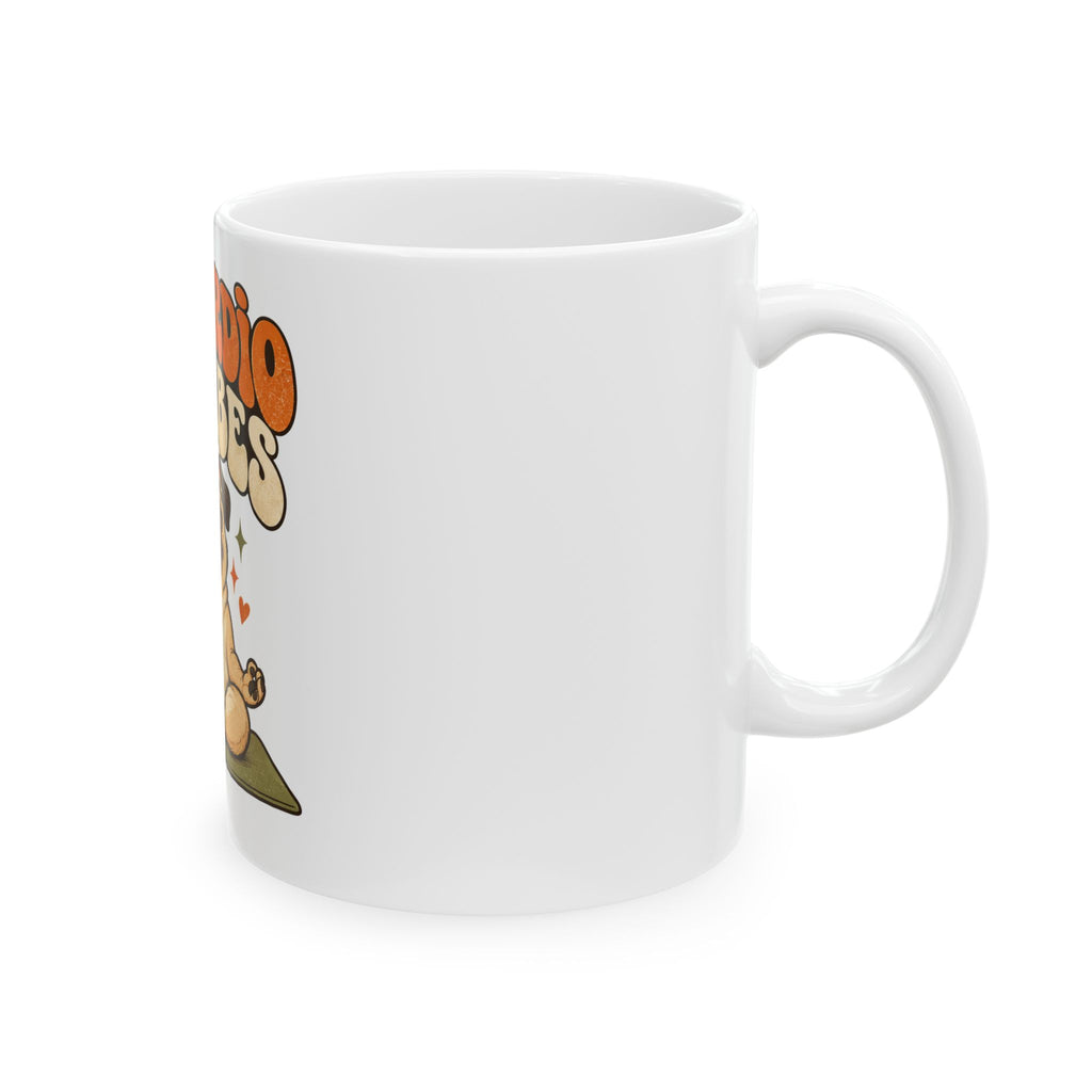 My Cardio Is Vibes Mug, Funny Gym Lover Gift for Him Her, Workout Christmas Gift, Coffee Mug 11oz 15oz