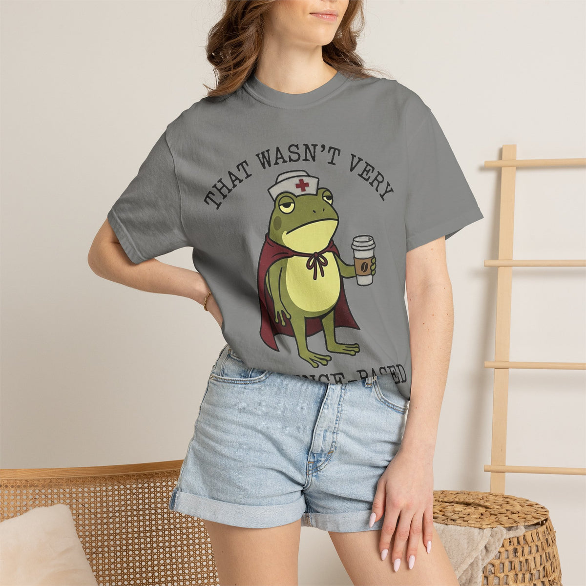 That Wasn't Very Evidence-Based Of You Shirt, Funny Nurse Frog Tee, Sarcastic Nursing Student Shirt, RN Gift