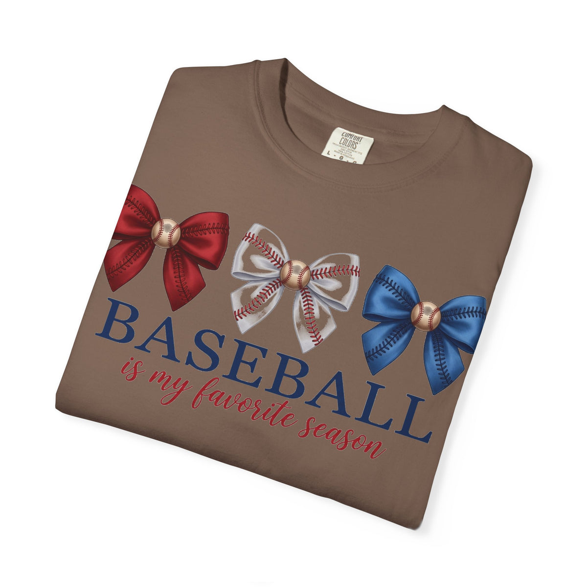 Baseball Is My Favorite Season Shirt, Coquette Baseball Bows Tee, Baseball Mom Shirt, Game Day Gift
