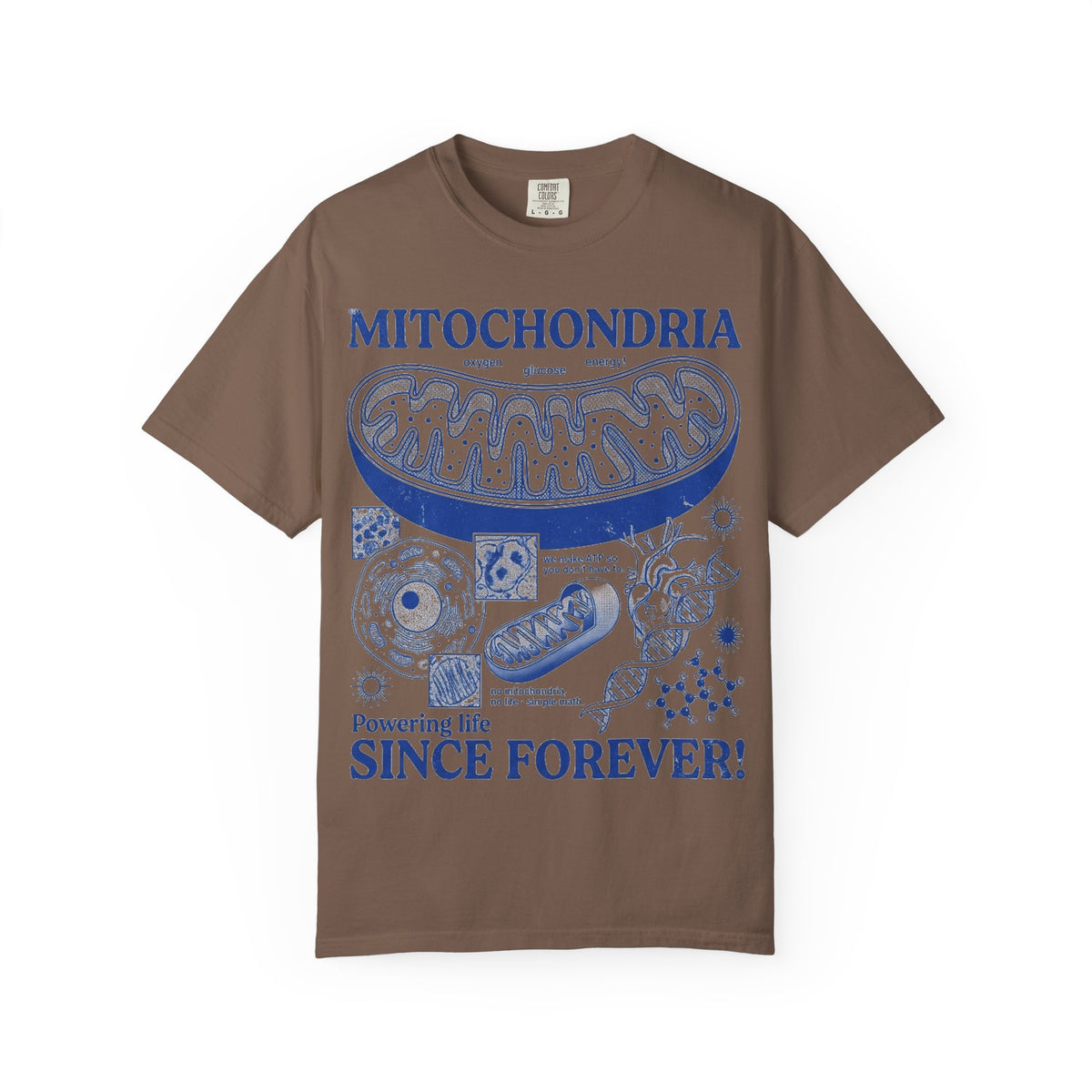 Mitochondria Powering Life Since Forever Shirt, Funny Biology Teacher Tee, Science Nerd Shirt, Student Gift