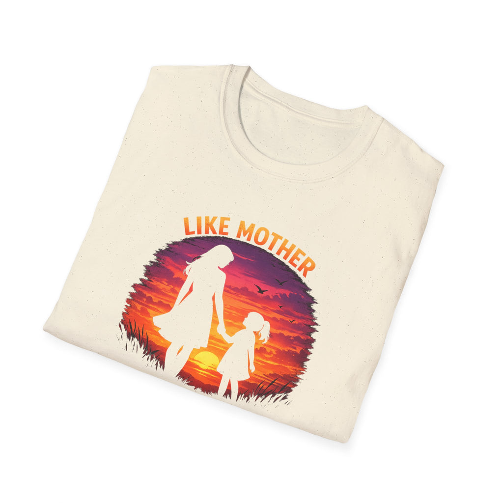 Like Mother Like Daughter T-Shirt — Sunset Silhouette Mother's Day Tee