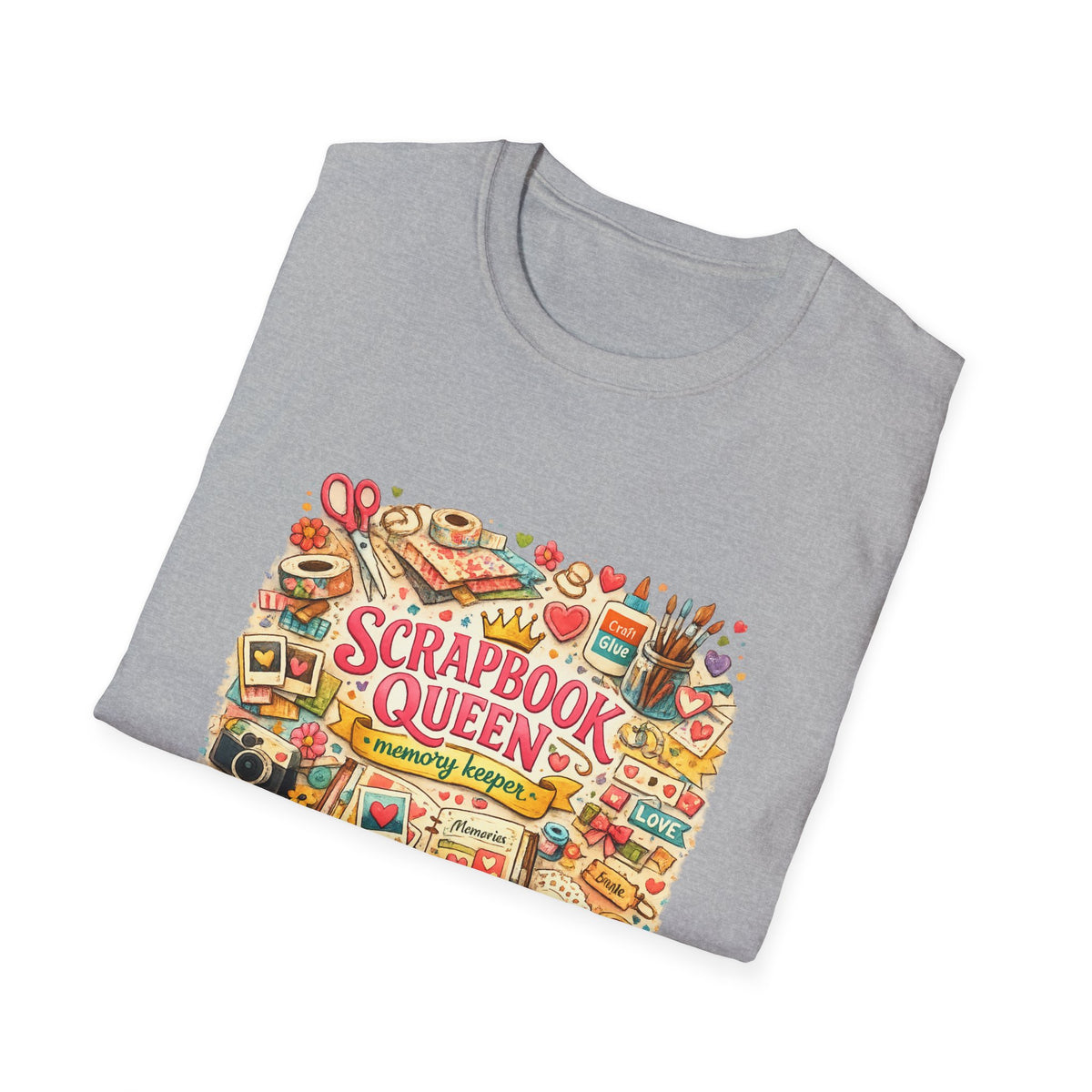 Scrapbook Queen T-Shirt — Crafting Lover Graphic Tee
