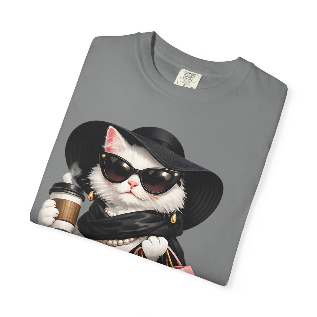 Shopping Queen Shirt, Funny Chic Cat Tee, Shopping Lover Gift