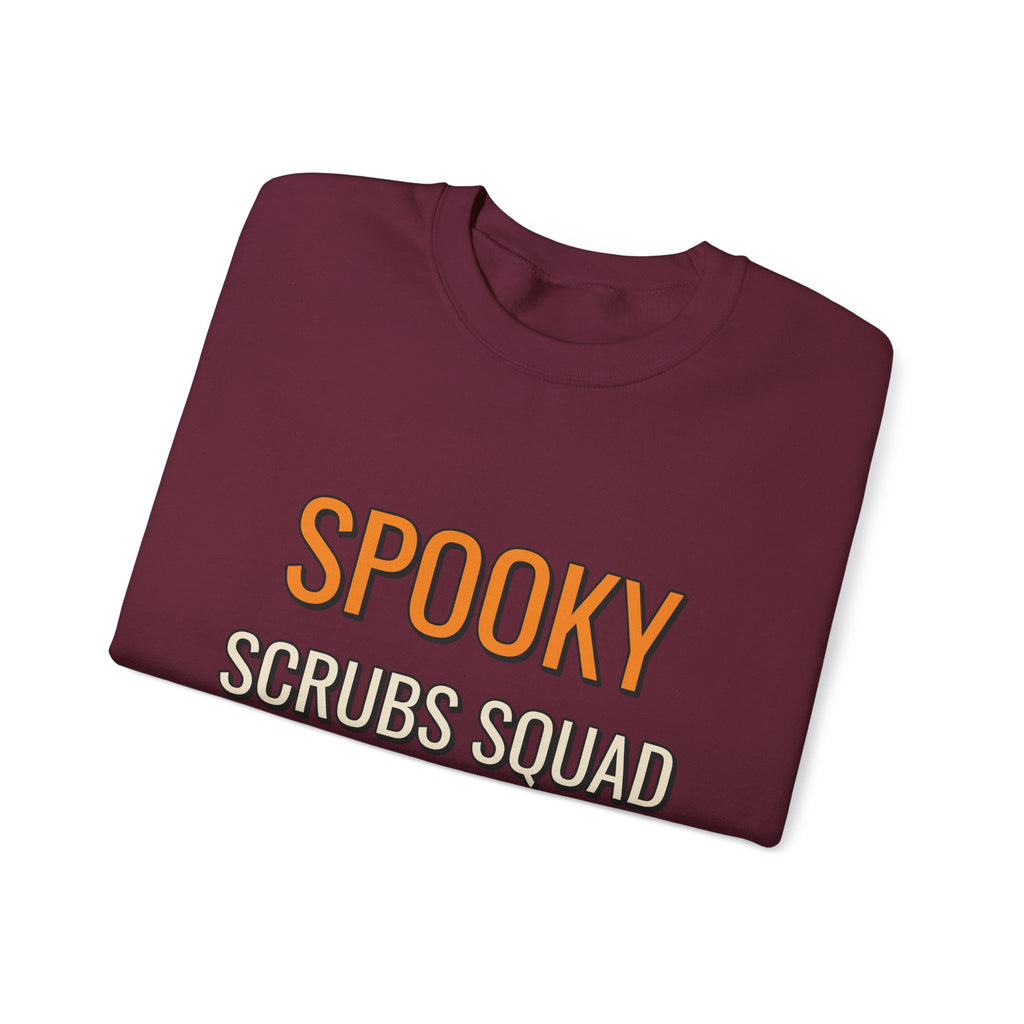 Nurse Halloween Sweatshirt Spooky Scrubs Squad | Funny Nurse Halloween Sweatshirt | Night Shift Crew Gift | Halloween 2026