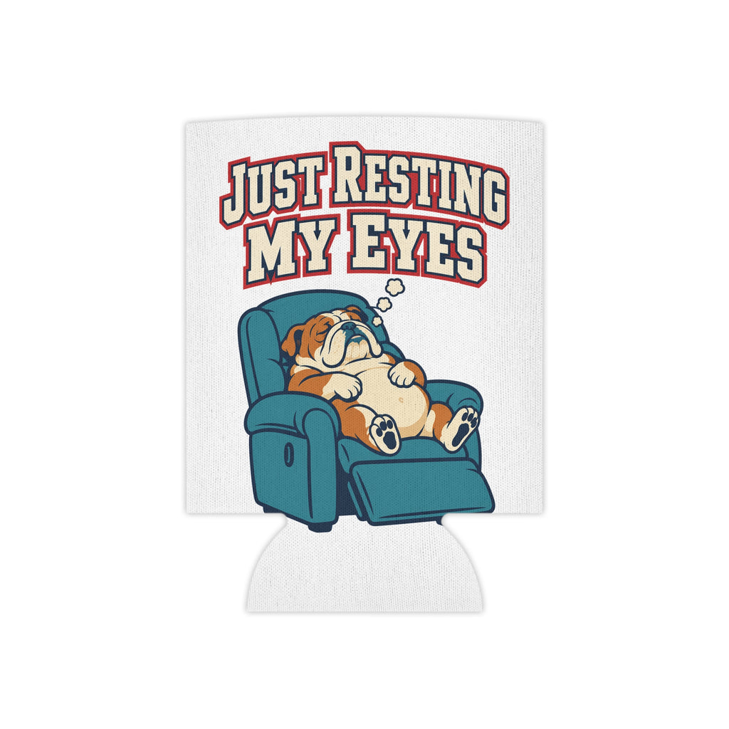 Just Resting My Eyes Can Cooler, Funny Beer Can Sleeve, Dad Gift Stocking Stuffer