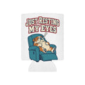 Just Resting My Eyes Can Cooler, Funny Beer Can Sleeve, Dad Gift Stocking Stuffer