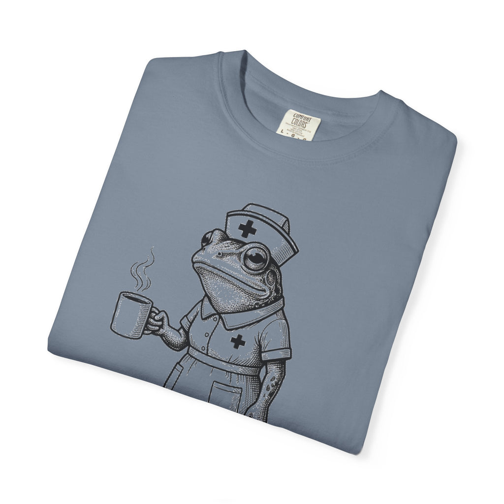 I Have To Ask Weird Stuff Or You'll Die Shirt, Etched Nurse Frog Tee, Funny Triage Shirt, RN Coffee Gift