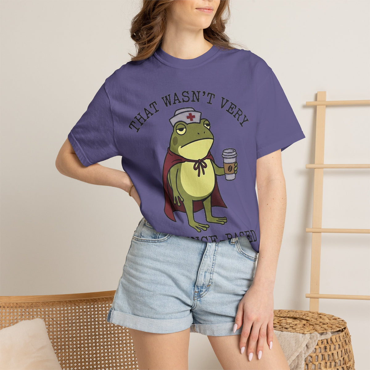 That Wasn't Very Evidence-Based Of You Shirt, Funny Nurse Frog Tee, Sarcastic Nursing Student Shirt, RN Gift