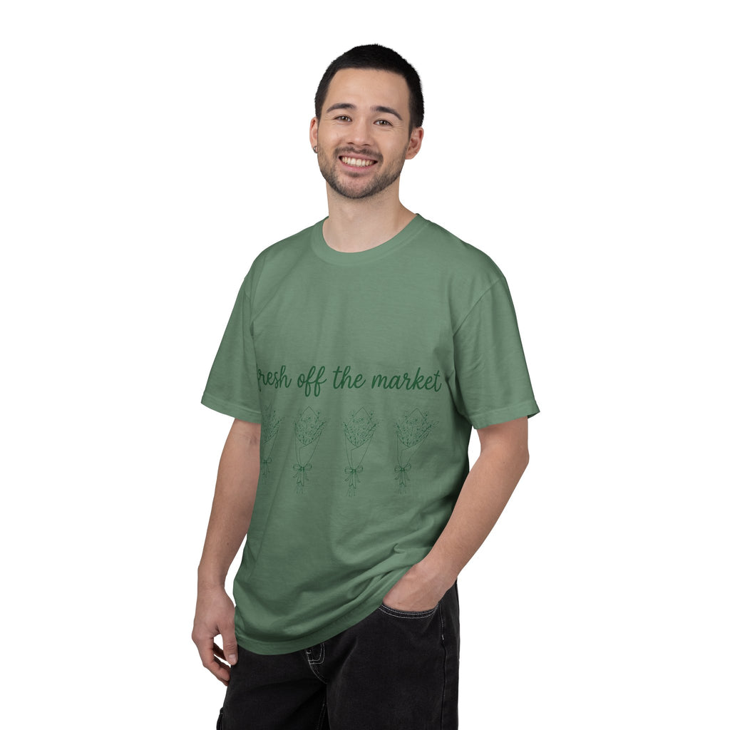Fresh Off The Market Shirt, Line Art Flower Bouquet Tee, Newly Single Funny Shirt, Divorce Gift