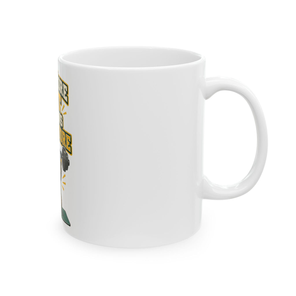 One More Set Means Four More Mug, Funny Gym Lover Gift for Him Her, Workout Christmas Gift, Coffee Mug 11oz 15oz