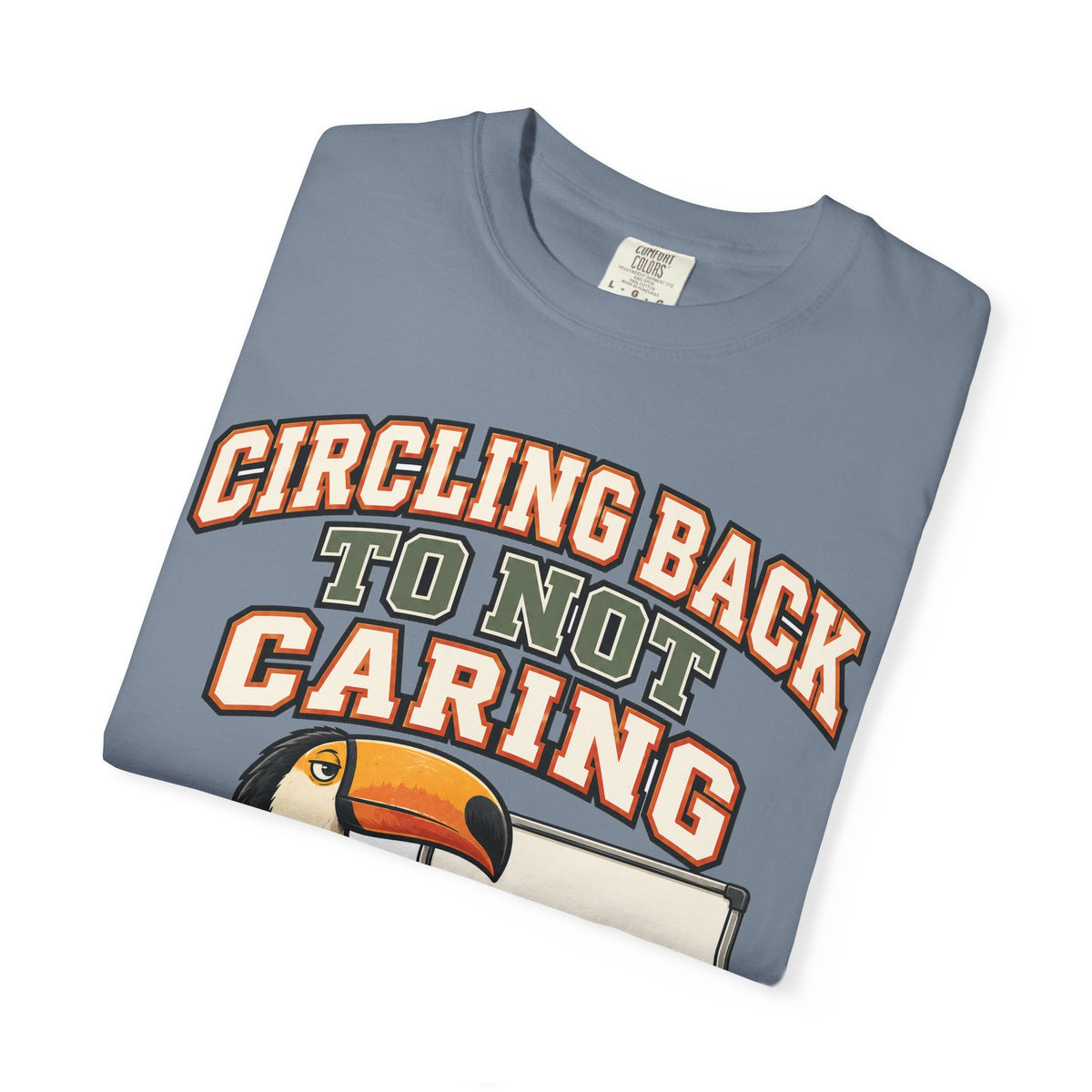 Sarcastic Shirt Circling Back To Not Caring, Funny Sarcastic Tee, Comfort Colors Graphic Shirt