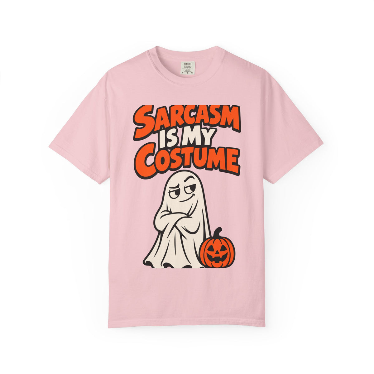 Sarcasm Is My Costume Halloween Shirt, Funny Ghost Tee, Retro Sarcastic Humor