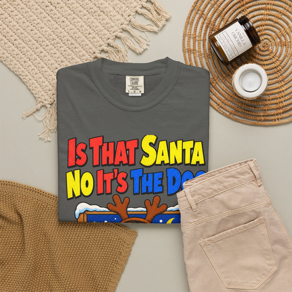 Funny Dog Gift Is That Santa No It's The Dog Ornament Mug Shirt Christmas Gift for Dog Mom Dog Dad Dachshund Pet Lover