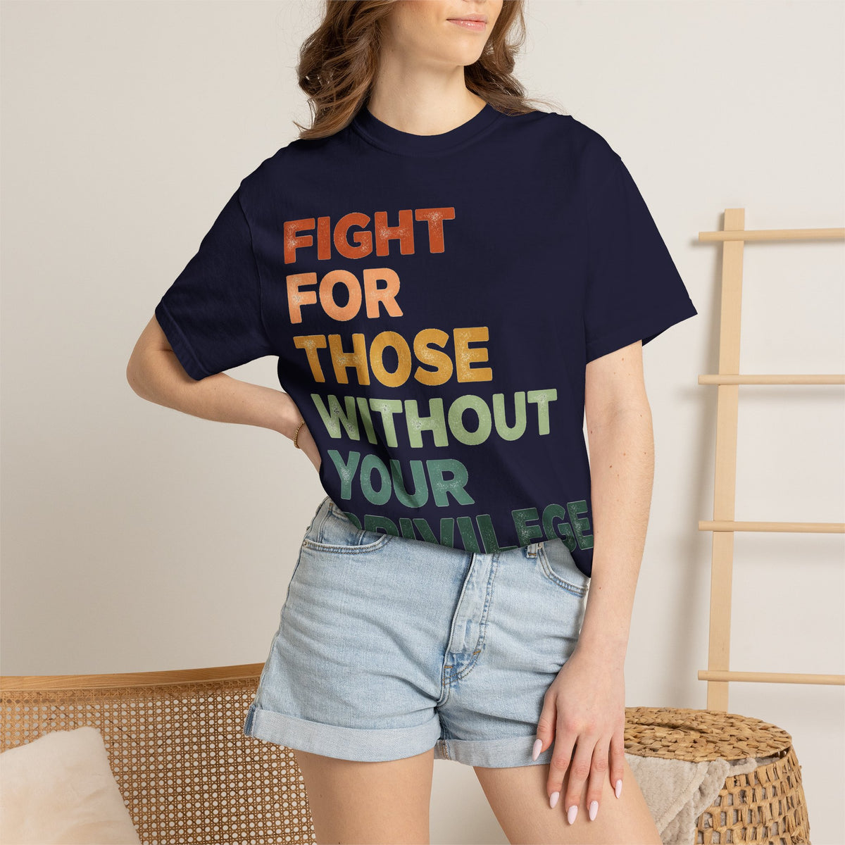 Fight For Those Without Your Privilege Shirt, Retro Activist Typography Tee, Social Justice Shirt, Ally Gift