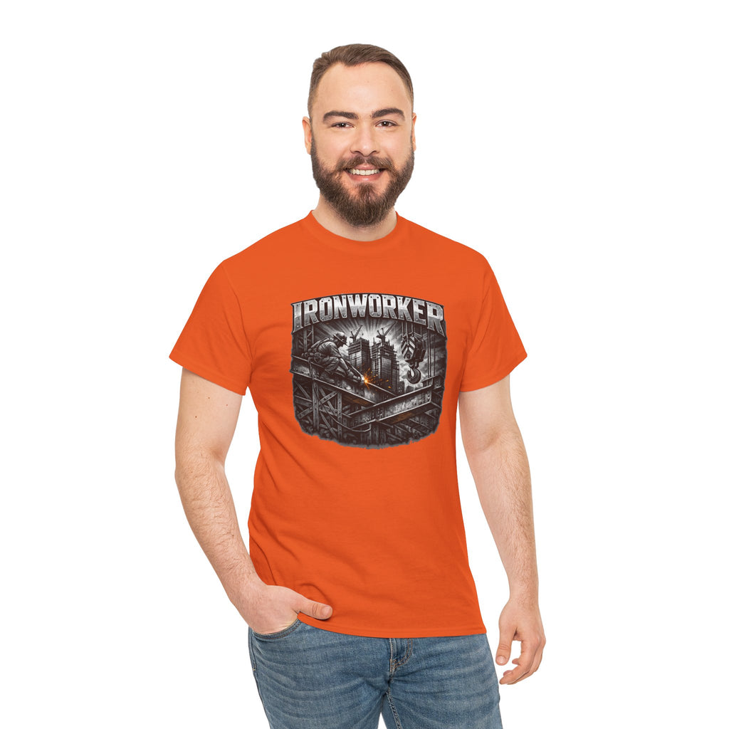Ironworker Shirt, Steel Worker Graphic Tee, Construction Crew Gift