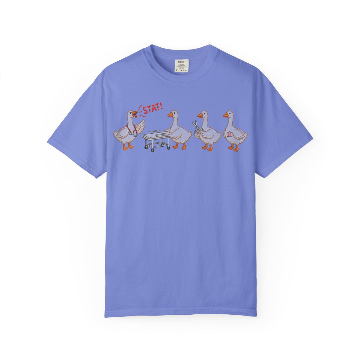 Nurse Goose Squad Stat Shirt, Funny ER Geese Tee, Night Shift Nurse Shirt, RN Team Gift