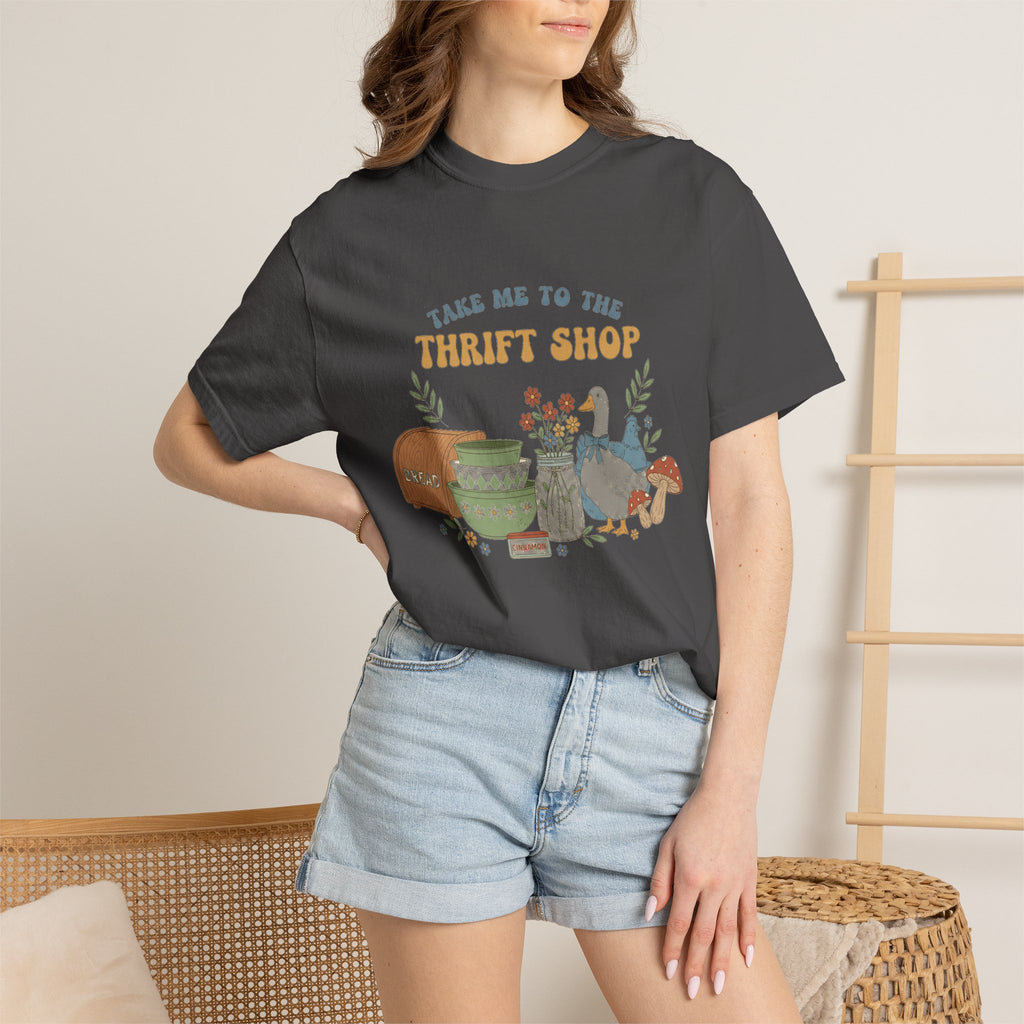 Take Me To The Thrift Shop Tall Shirt, Thrifted Treasures Still Life Tee, Vintage Lover Shirt, Thrifting Gift