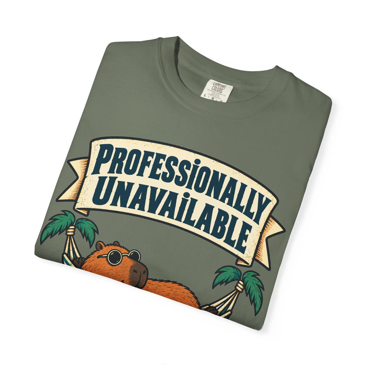 Funny Retirement Shirt Professionally Unavailable | Retired Cat Hammock Shirt | Retirement Gift For Him Her