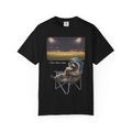 I Live Here Now Ballpark Raccoon Shirt, Funny Baseball Parent Tee, Camp Chair Raccoon Shirt, Sports Mom Gift