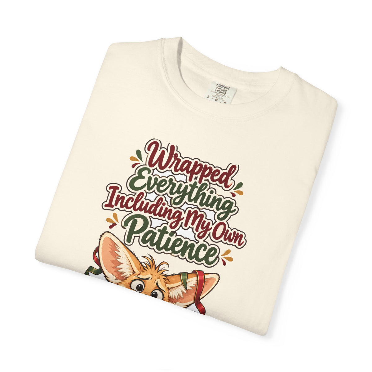 Funny Christmas Mom Shirt Wrapped Everything Including My Own Patience Shirt, Funny Mom Gift, Christmas Gift, Funny Shirt