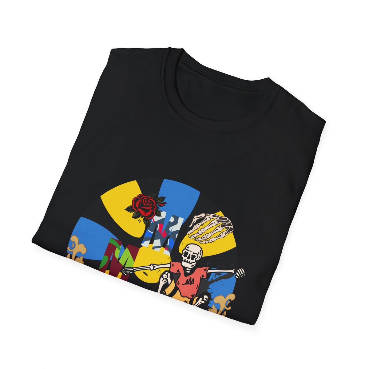 Retro Skateboard Graphic T-Shirt — Vibrant Pop Art Skate Crew Tee