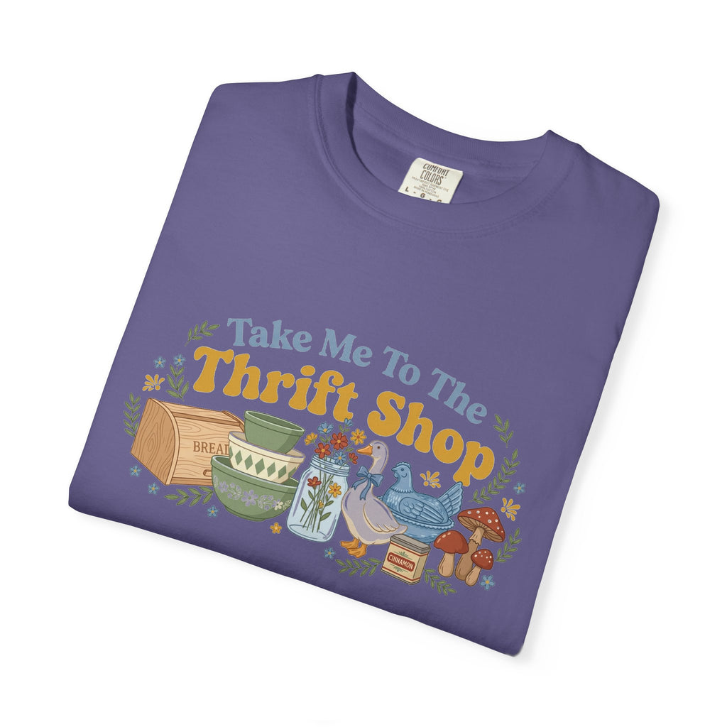Take Me To The Thrift Shop Wide Shirt, Retro Thrift Finds Tee, Vintage Pyrex Shirt, Thrifter Gift