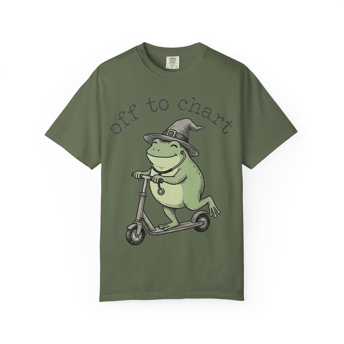 Off To Chart Shirt, Funny Witch Frog Nurse Tee, Charting Nurse Scooter Shirt, RN Gift
