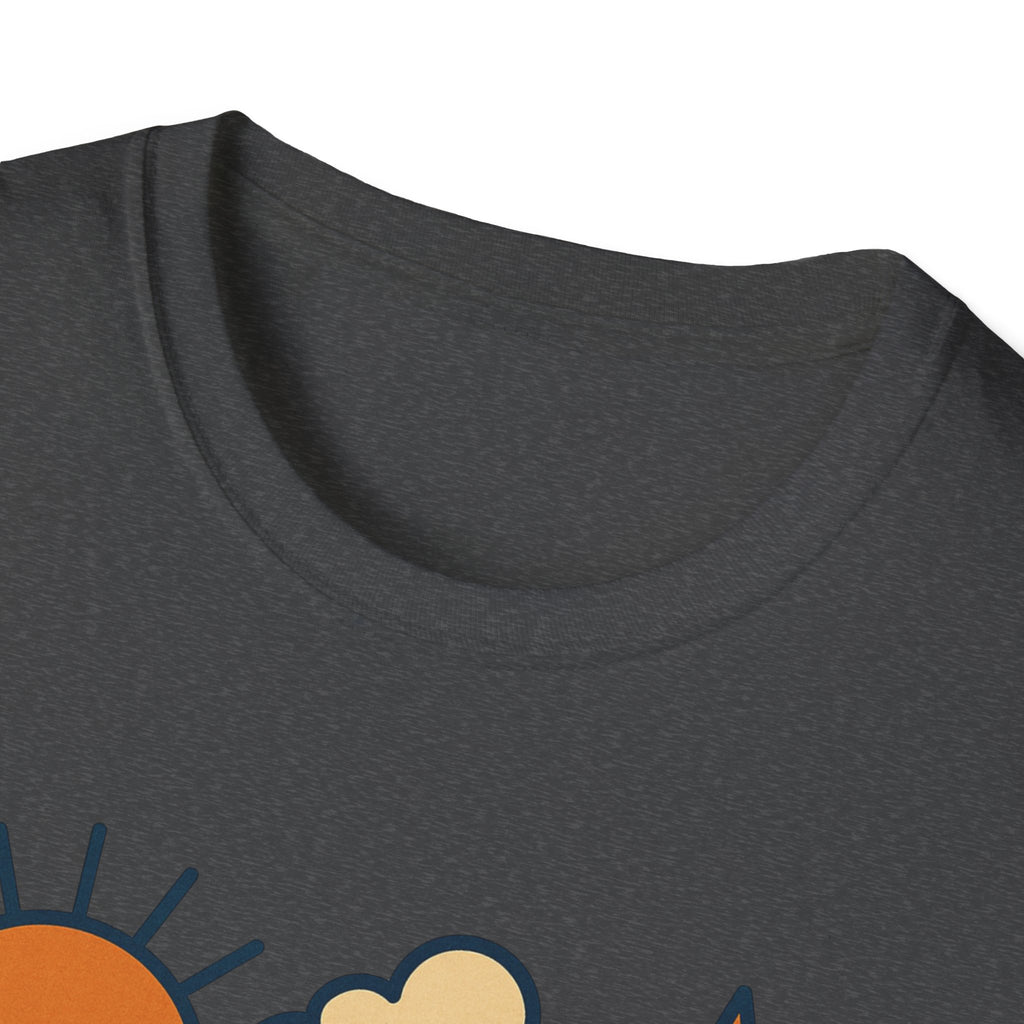 Retro Shapes Shirt, Mid Century Abstract Tee, Modern Art Gift