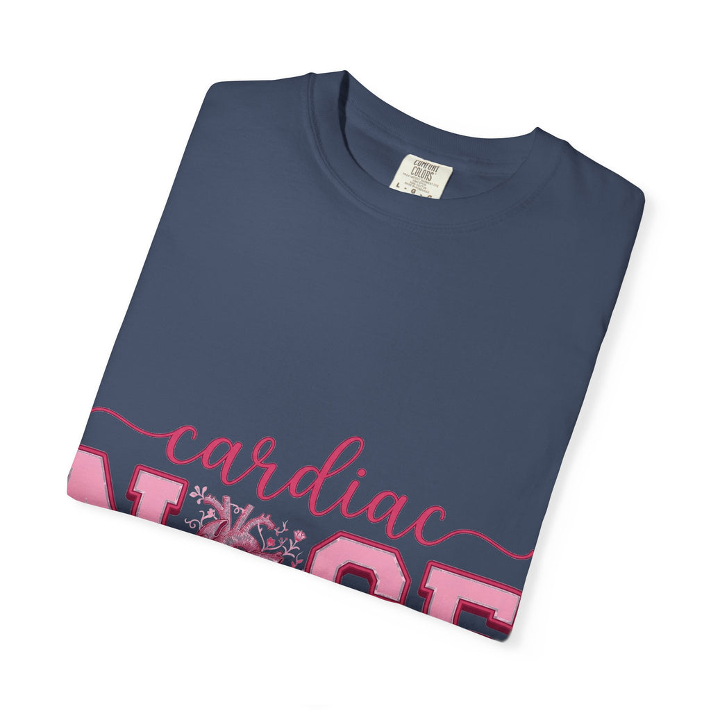 Cardiac Nurse Anatomical Heart Shirt, Pink Varsity Cardiology Tee, Cardiac RN Shirt, Nurse Gift