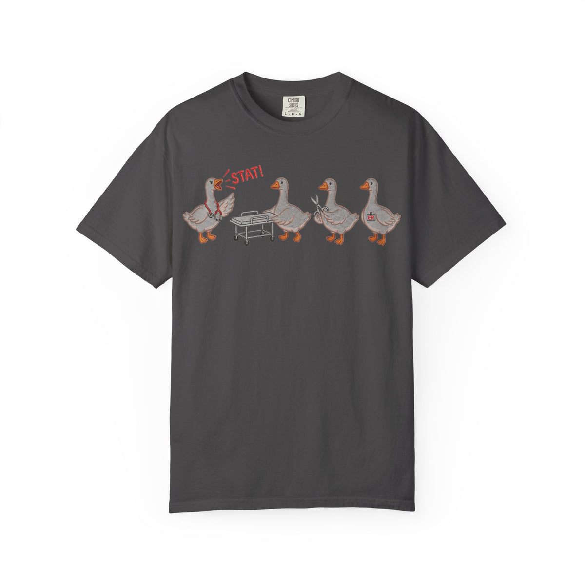 Nurse Goose Squad Stat Shirt, Funny ER Geese Tee, Night Shift Nurse Shirt, RN Team Gift