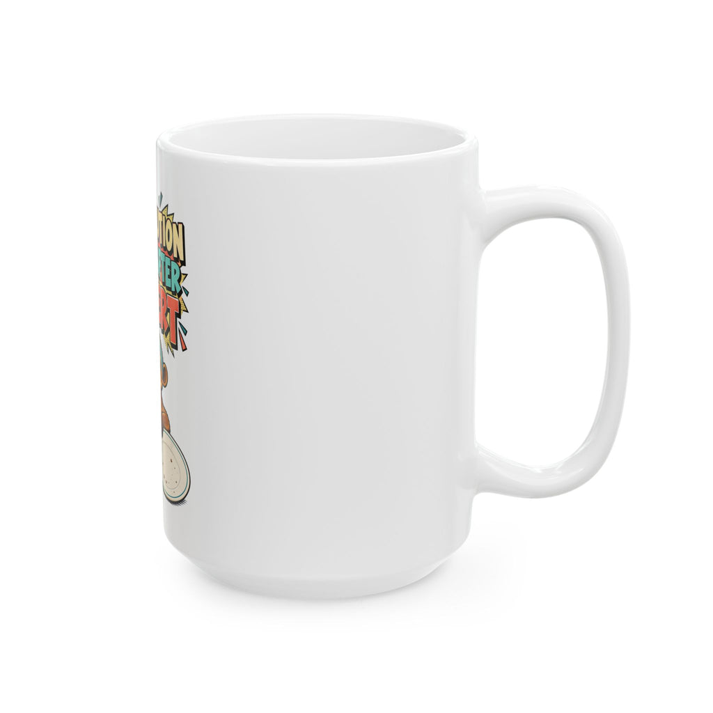 My Resolution Starts After Dessert Mug, Funny Gym Lover Christmas Gift, Secret Santa Stocking Stuffer, 11oz 15oz Coffee Mug