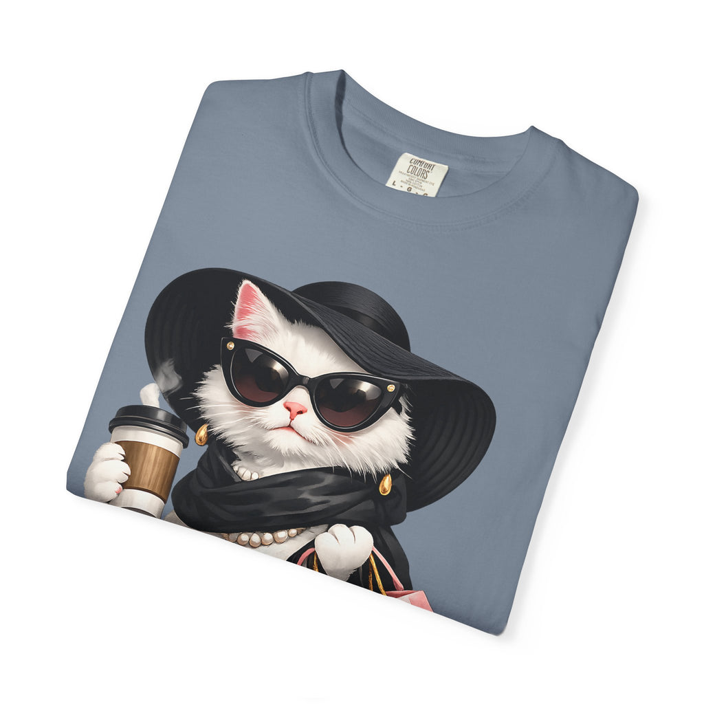 Shopping Queen Shirt, Funny Chic Cat Tee, Shopping Lover Gift