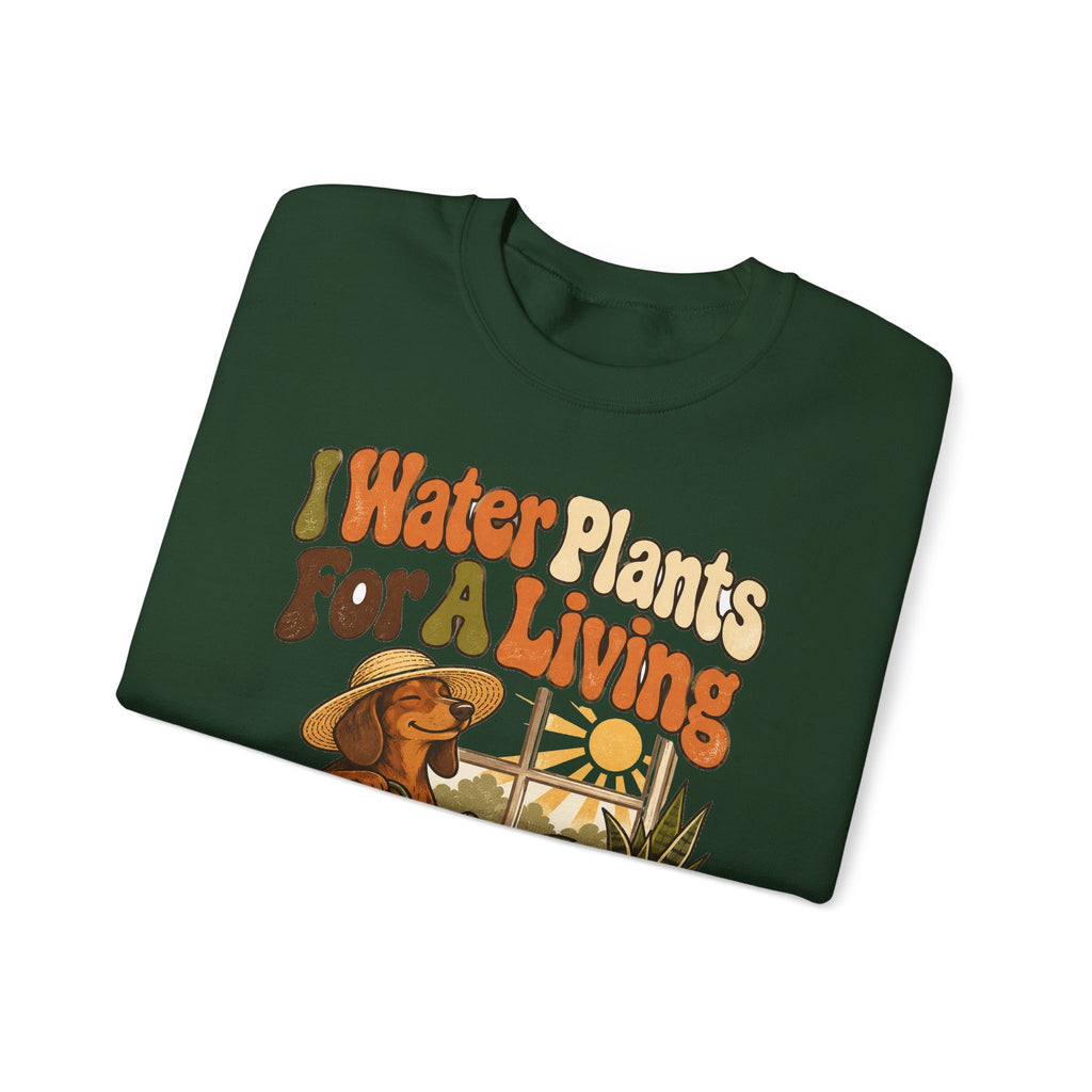 Funny Retirement Sweatshirt I Water Plants For A Living Retired Gift Gardening Tee Comfort Colors Humor