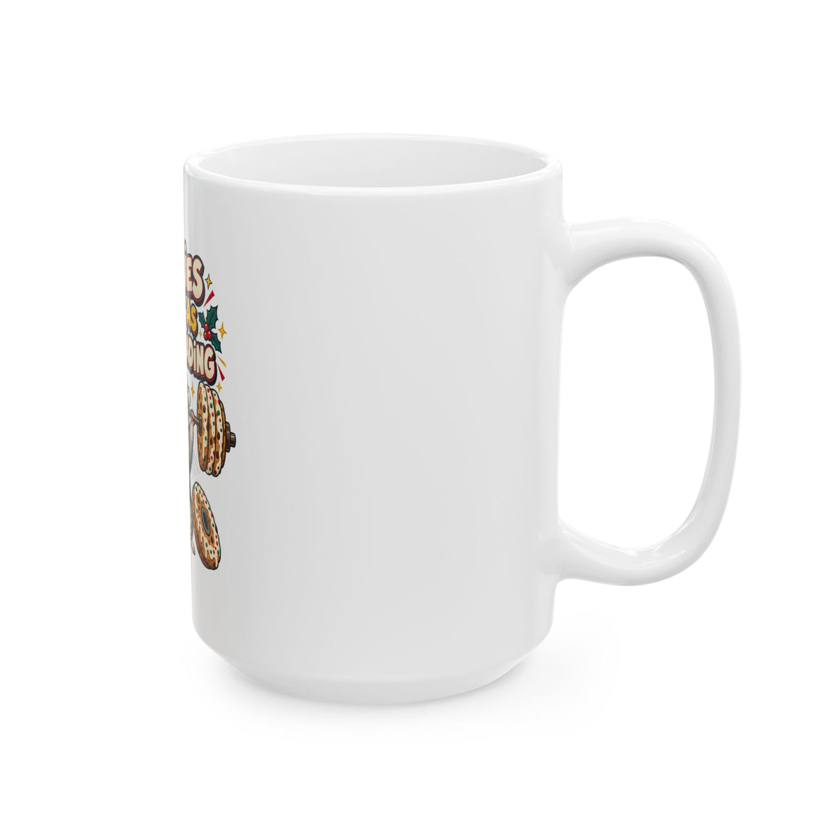Cookies Count As Carb Loading Mug, Funny Gym Lover Christmas Gift, Secret Santa Stocking Stuffer, 11oz 15oz Coffee Mug
