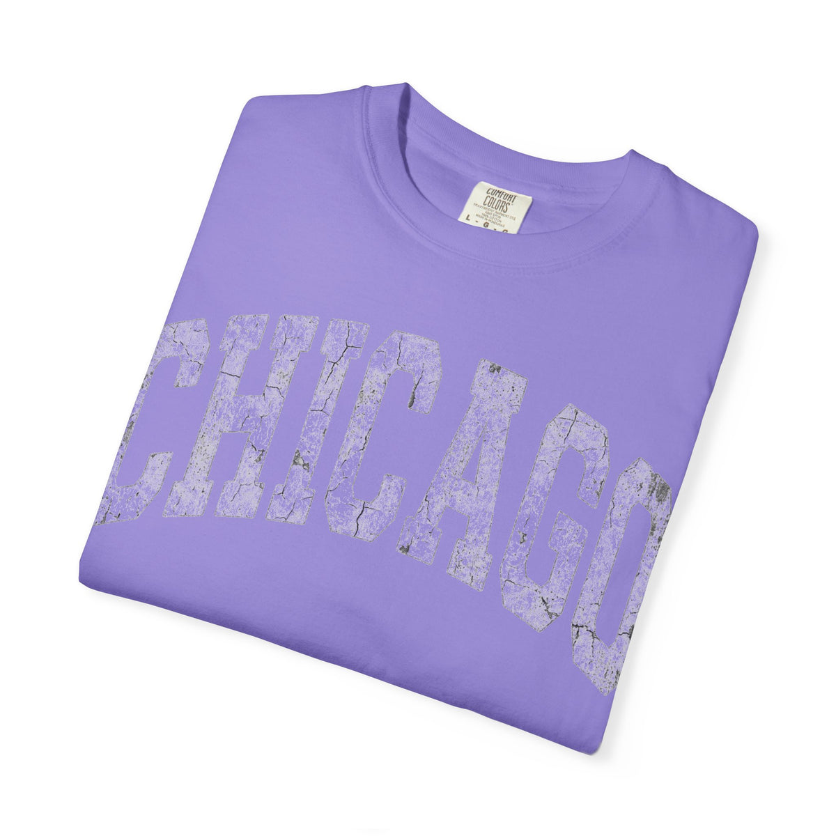 Chicago Vintage Shirt, Distressed Varsity Chicago Tee, Illinois Home City Shirt, Chicago Gift