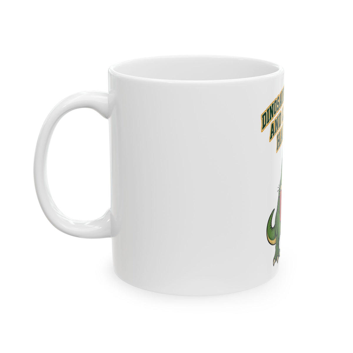 Dinosaurs Didn't Read And Look What Happened Mug, Funny Teacher Gift from Student, Teacher Christmas Gift, Coffee Mug 11oz 15oz