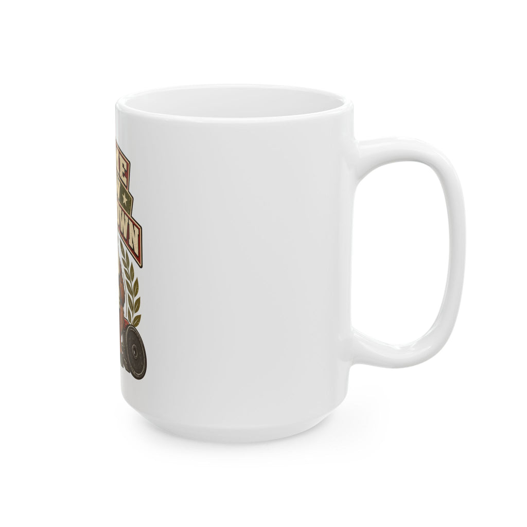 I Came I Saw I Sat Down Mug, Funny Gym Lover Gift for Him Her, Workout Christmas Gift, Coffee Mug 11oz 15oz