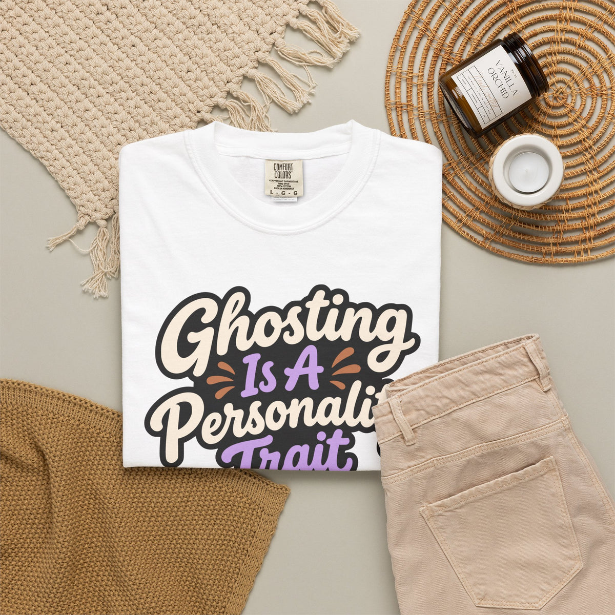 Ghosting Is A Personality Trait Halloween Shirt, Funny Ghost Tee, Retro Humor