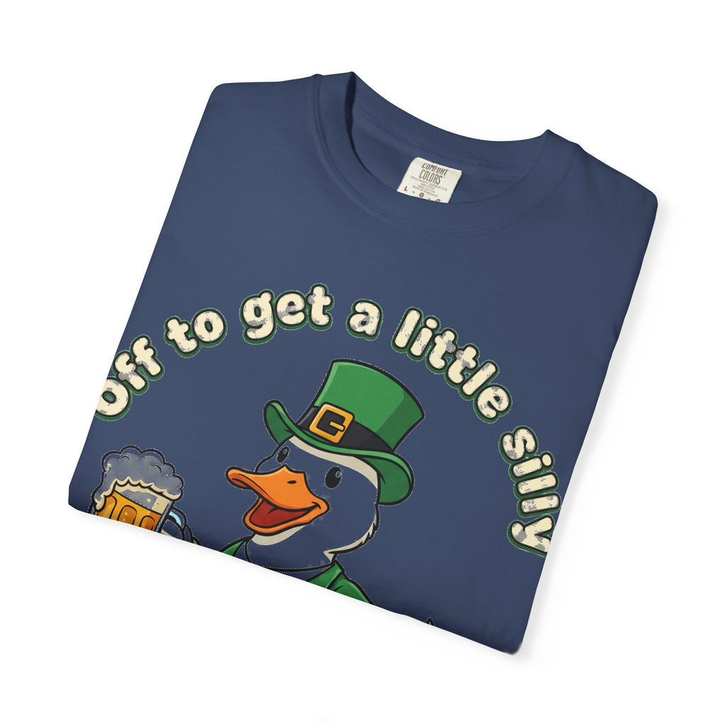 Off To Get A Little Silly Duck Shirt, Leprechaun Suit Beer Duck Tee, Funny St Patricks Day Shirt, Irish Gift