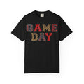 Game Day Varsity Patch Shirt, Baseball Leopard Letter Tee, Sports Mom Shirt, Baseball Mom Gift