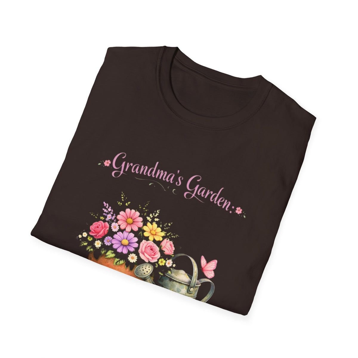 Grandma's Garden T-Shirt — "Where Love Grows" Floral Tee