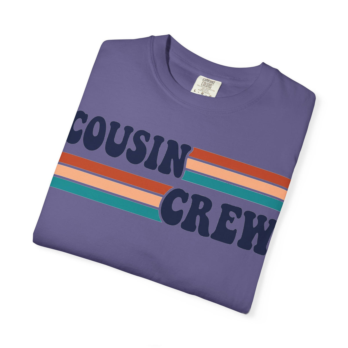 Cousin Crew Retro Stripe Shirt, Vintage Matching Family Tee, Cousin Reunion Shirt, Family Gift