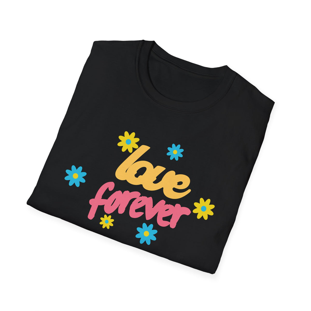 Love Forever T-Shirt — Retro Floral Graphic Tee