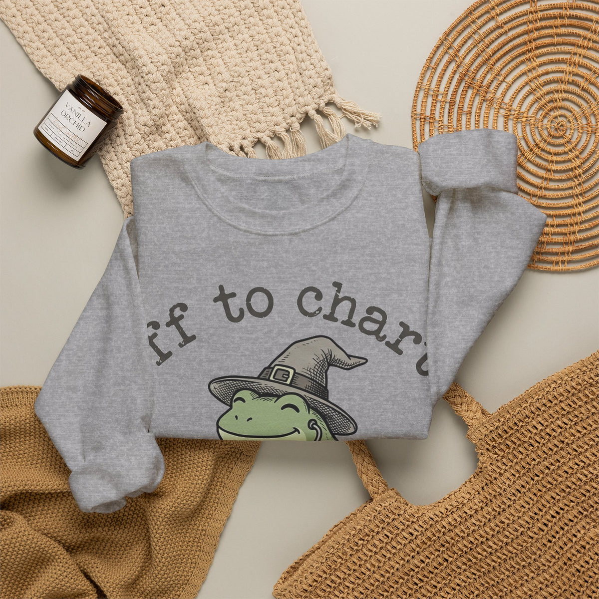 Off To Chart Frog Nurse Sweatshirt, Witch Hat Frog on Scooter Sweatshirt, Funny Halloween Nurse Sweatshirt, Spooky Nursing Student Gift, RN