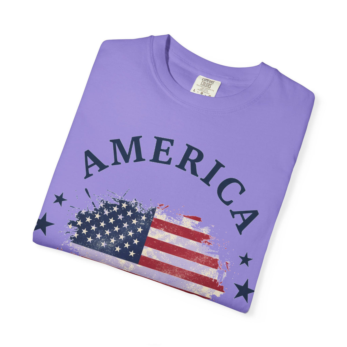 America 1776 2026 Arched Shirt, Vintage Flag Splash Tee, Patriotic Americana Shirt, Independence Day Gift