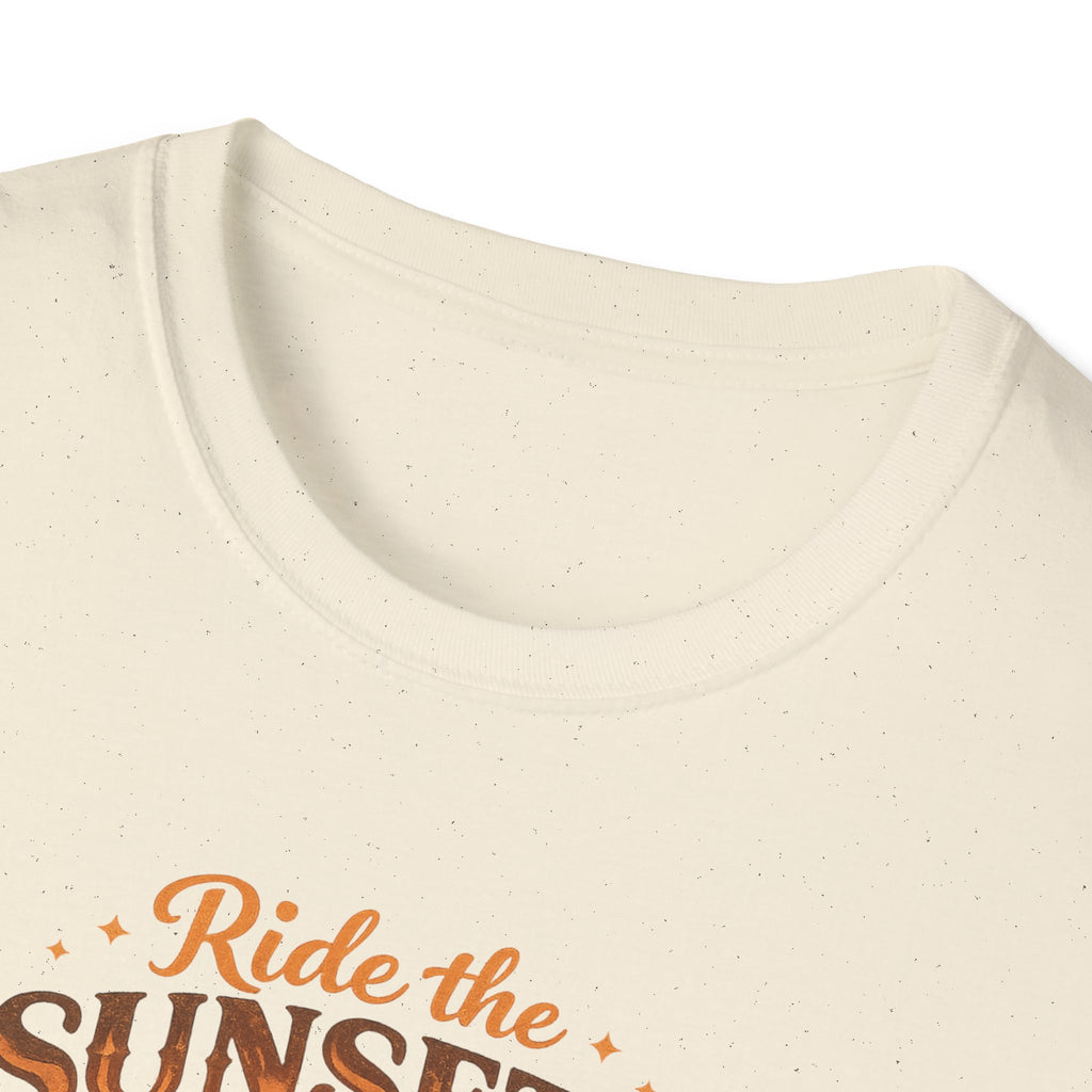 Ride The Sunsets Shirt, Retro Western Horse Tee, Cowgirl Gift