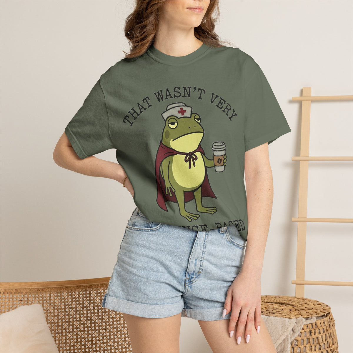 That Wasn't Very Evidence-Based Of You Shirt, Funny Nurse Frog Tee, Sarcastic Nursing Student Shirt, RN Gift