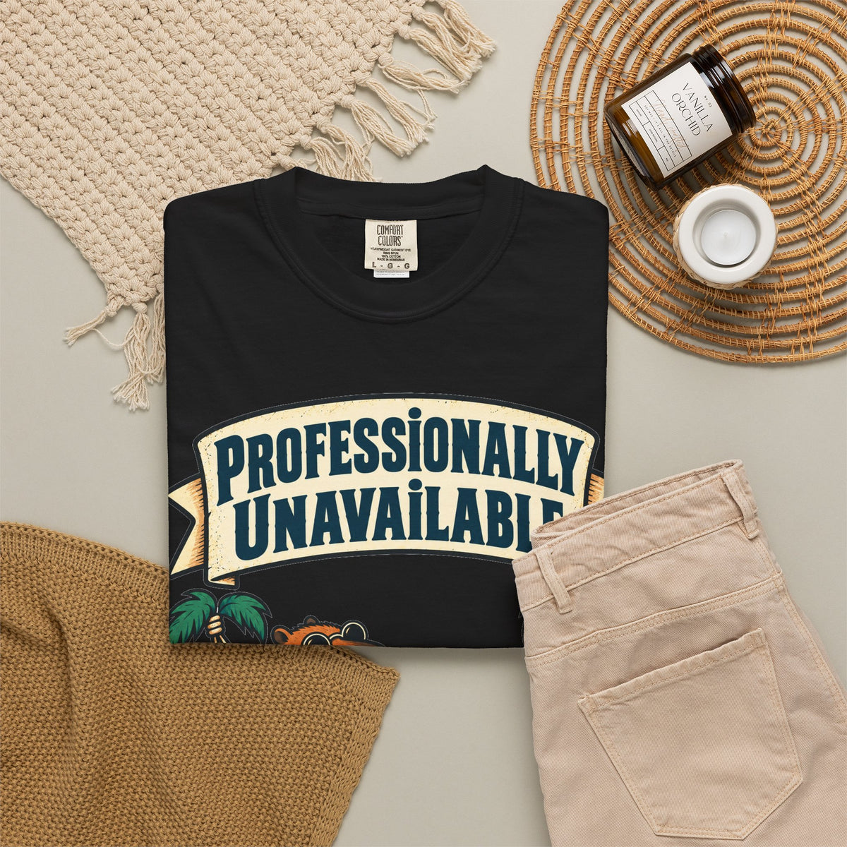 Funny Retirement Shirt Professionally Unavailable | Retired Cat Hammock Shirt | Retirement Gift For Him Her