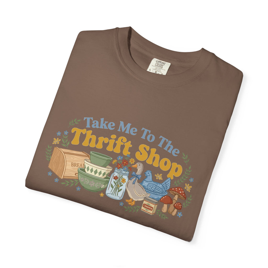 Take Me To The Thrift Shop Wide Shirt, Retro Thrift Finds Tee, Vintage Pyrex Shirt, Thrifter Gift