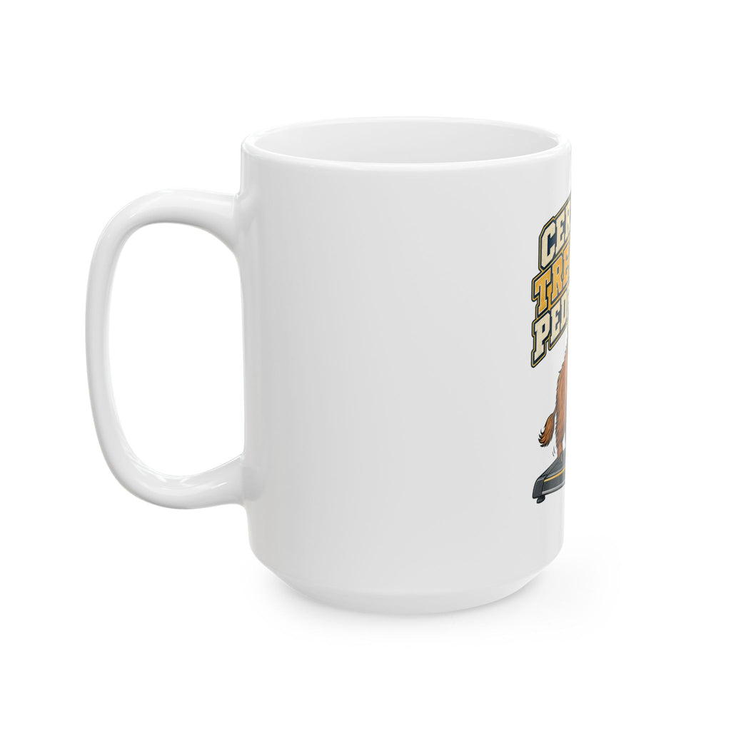 Certified Treadmill Pedestrian Mug, Funny Gym Lover Gift for Him Her, Workout Christmas Gift, Coffee Mug 11oz 15oz